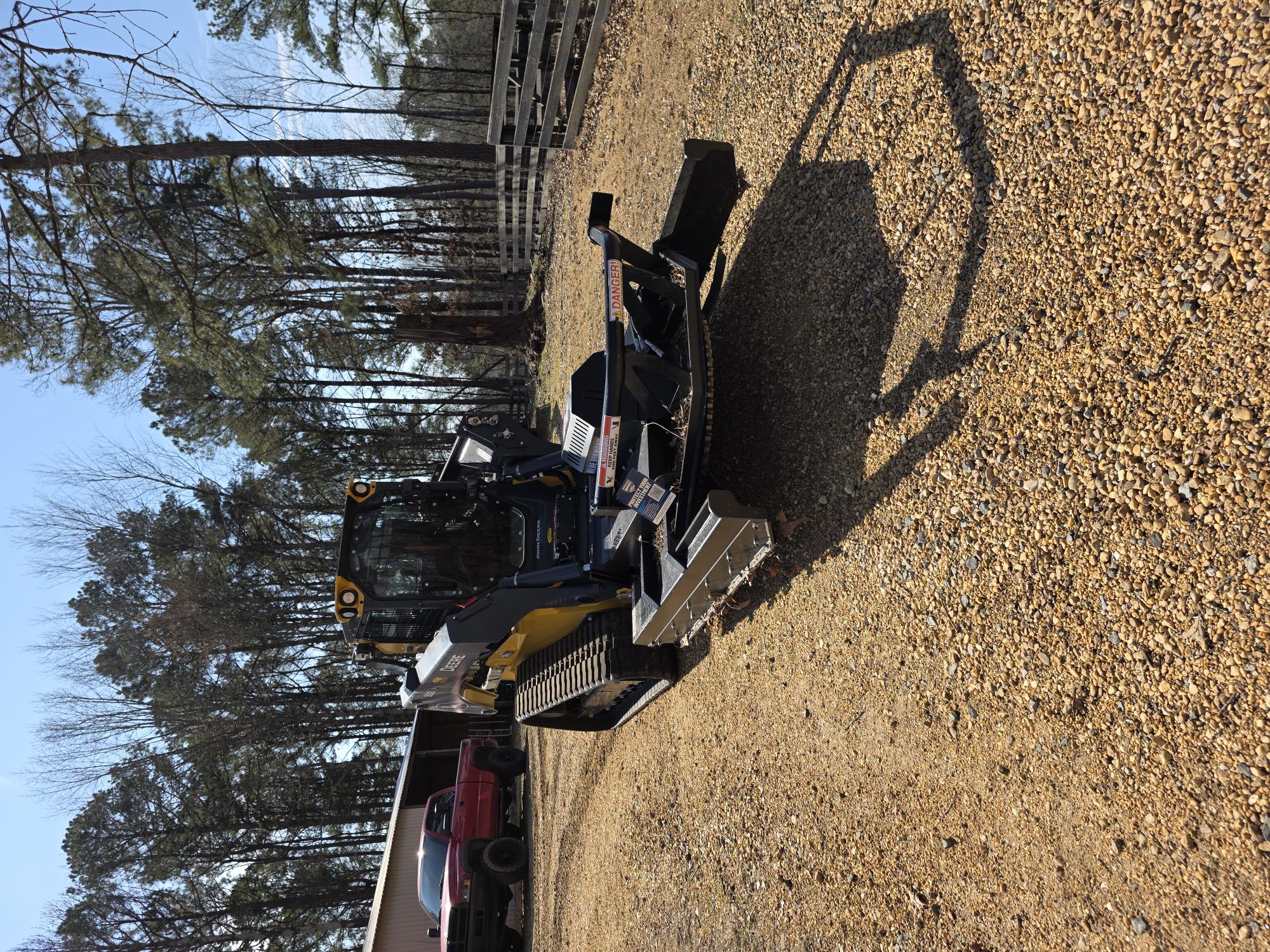 Brush cutter front view